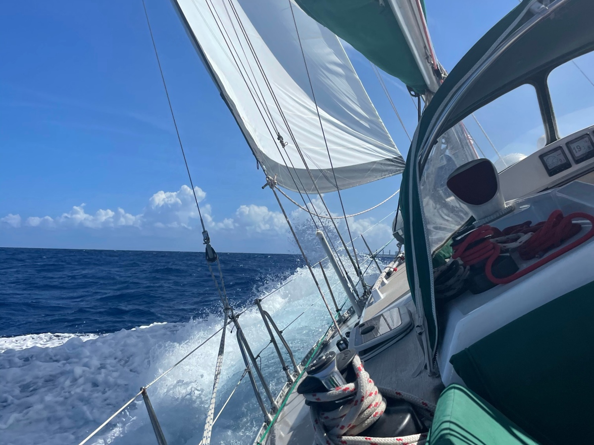 Tacking upwind to the Bahamas